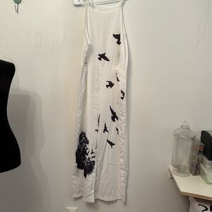 NEW Jumpsuit oversized pockets Dandelion White